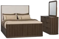 Camden Dark Tone Uph Panel Bedroom