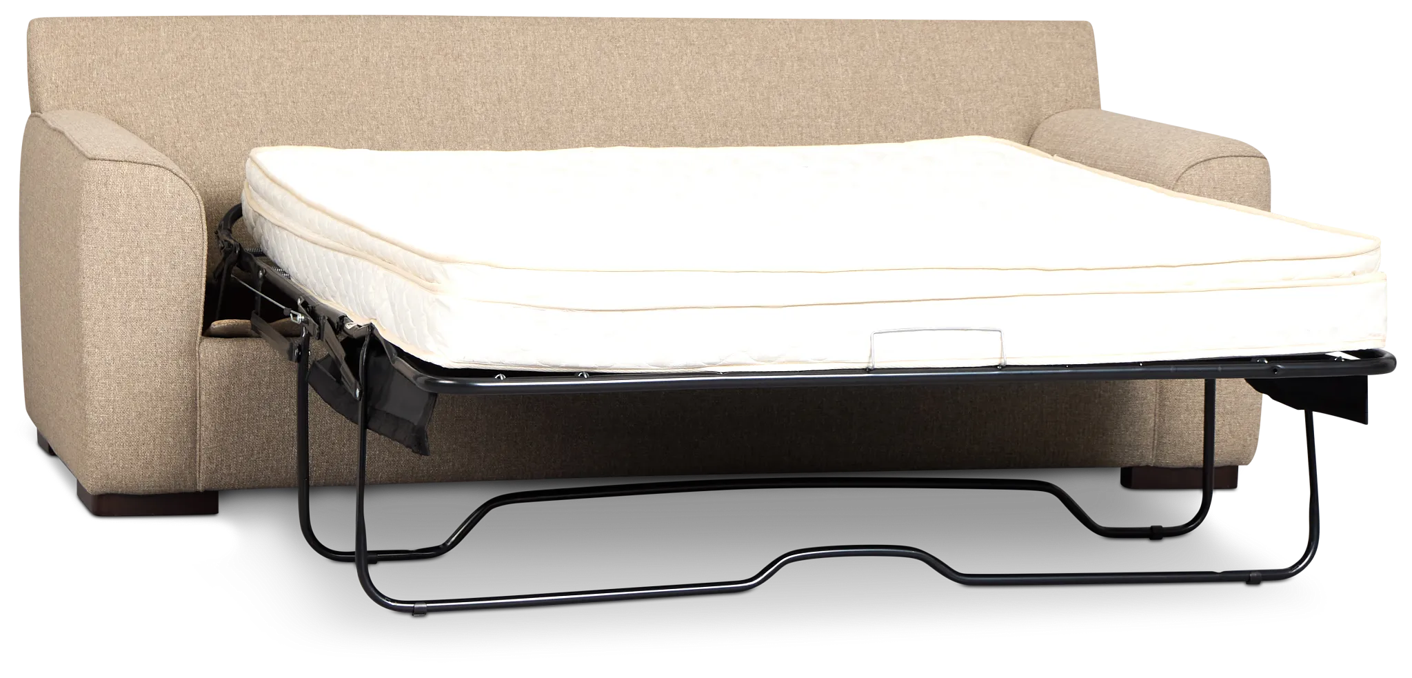 Sinclair Brown Fabric Innerspring Sleeper