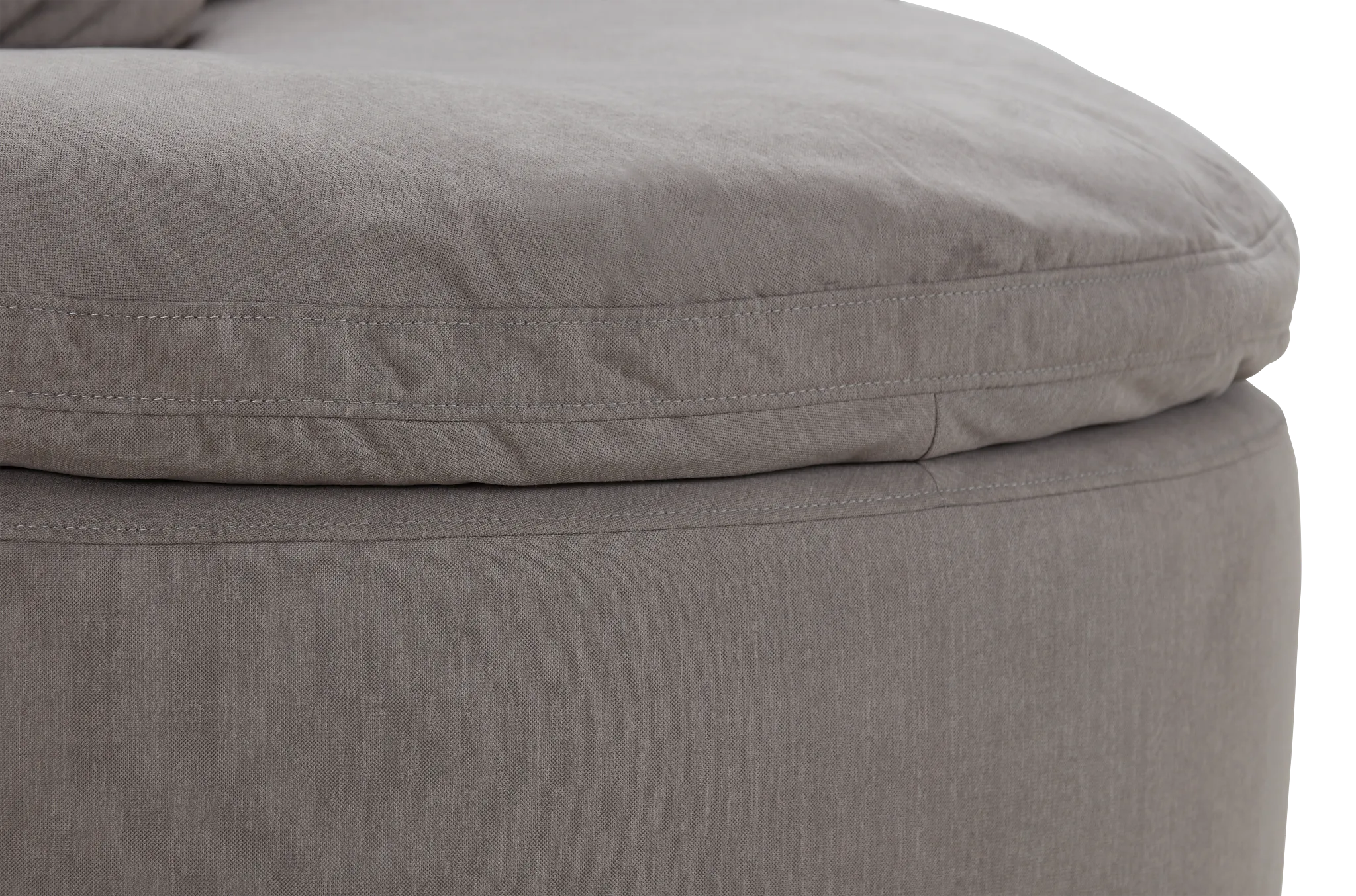 Orbit Gray Micro Swivel Accent Chair