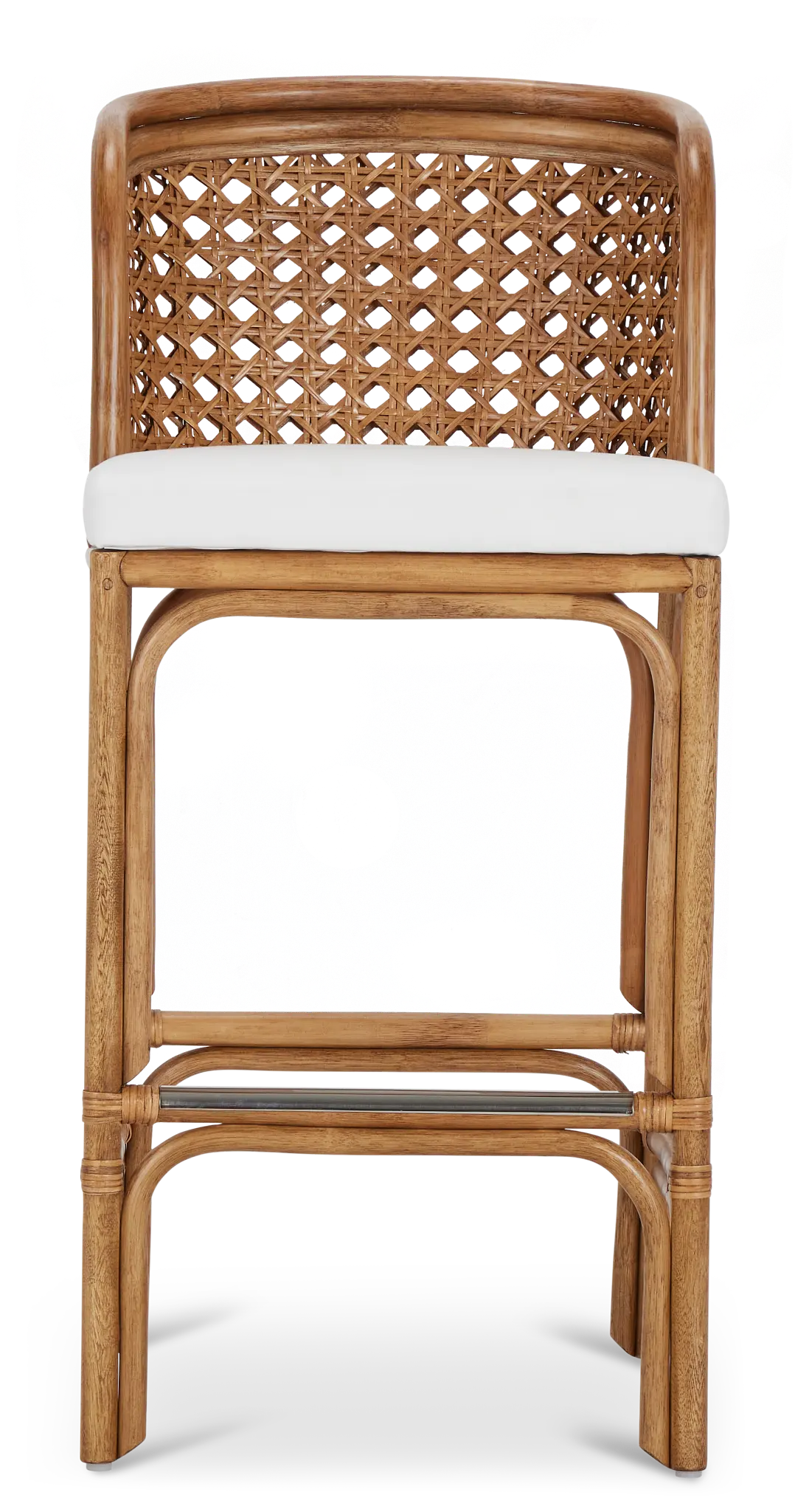 Maui Light Tonewoven 30" Upholstered Barstool Maui Light Tonewoven 30" Upholstered Barstool