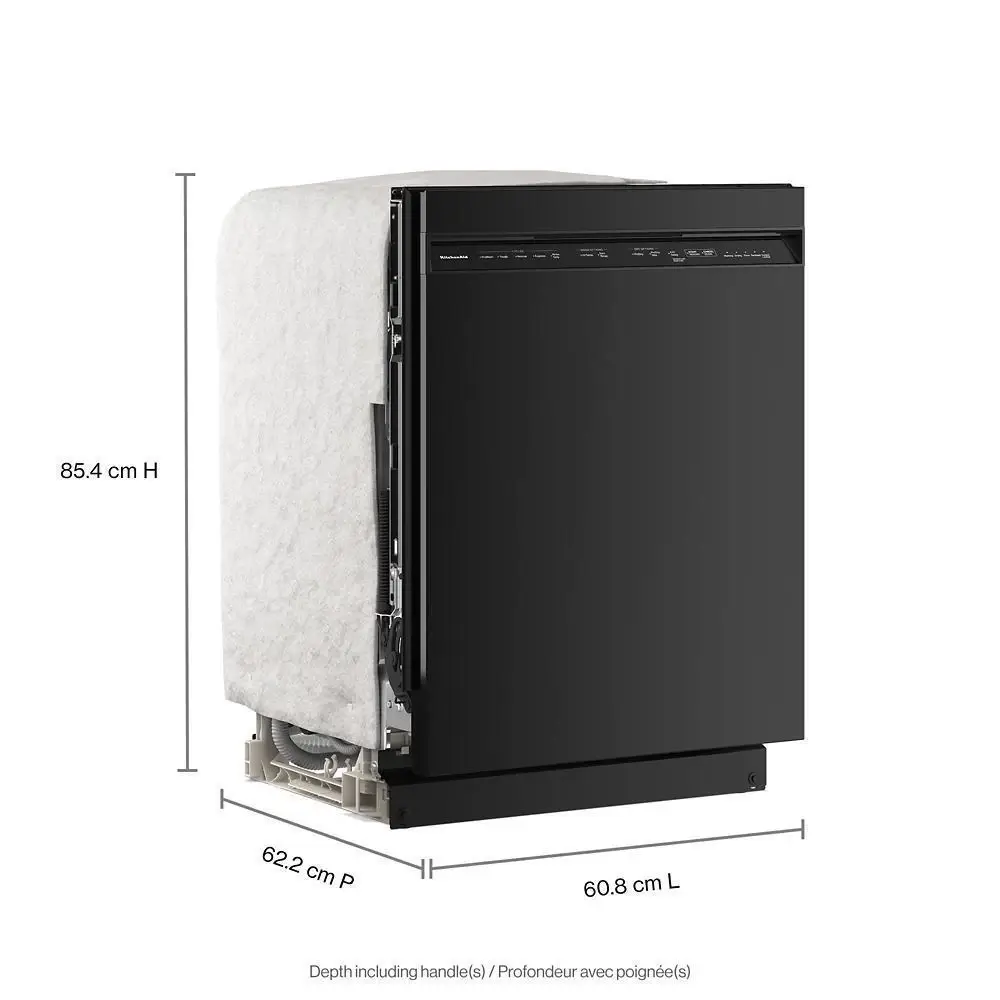 Kitchenaid 224 Series Black Built In Dishwasher Kitchenaid 224 Series Black Built In Dishwasher