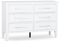 Seabrook Small White Drawer Dresser
