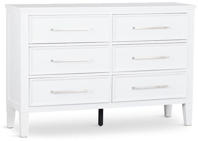 Seabrook Small White Drawer Dresser