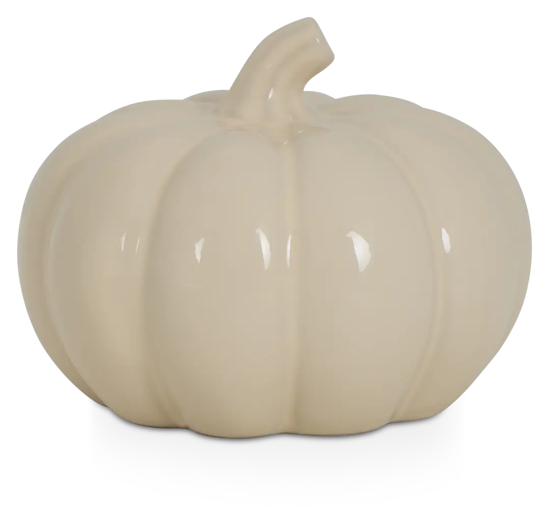 Pumpkin White Small Tabletop Accessory Pumpkin White Small Tabletop Accessory