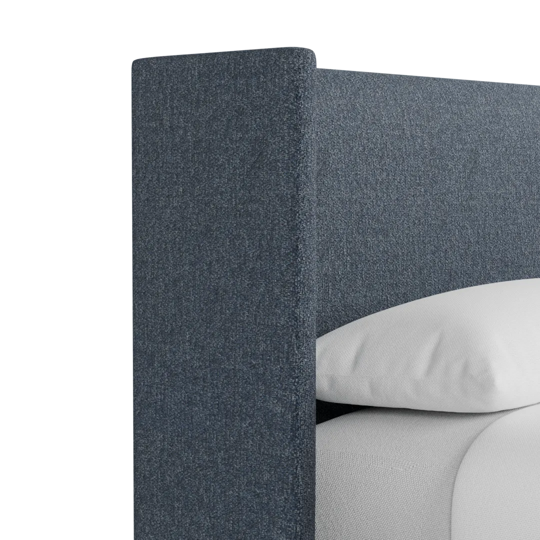 Captiva Maguire Blue 48" Upholstered Shelter Bed