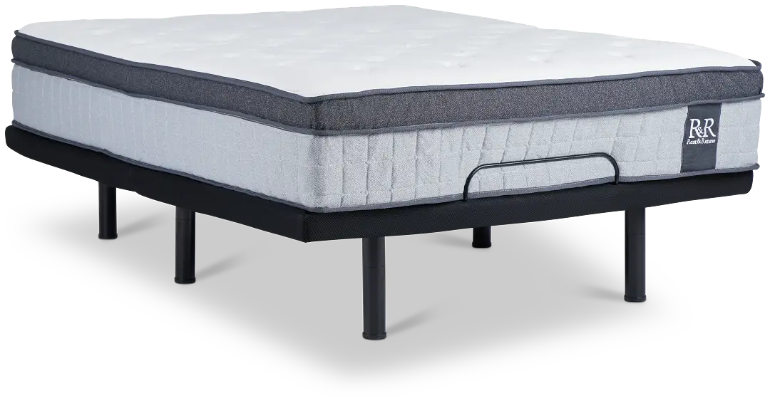 Rest & Renew By Zinus Pocket Innerspring 14" Elite Adjustable Mattress Set Rest & Renew By Zinus Pocket Innerspring 14" Elite Adjustable Mattress Set