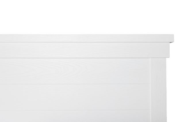 Anton White Panel Bed
