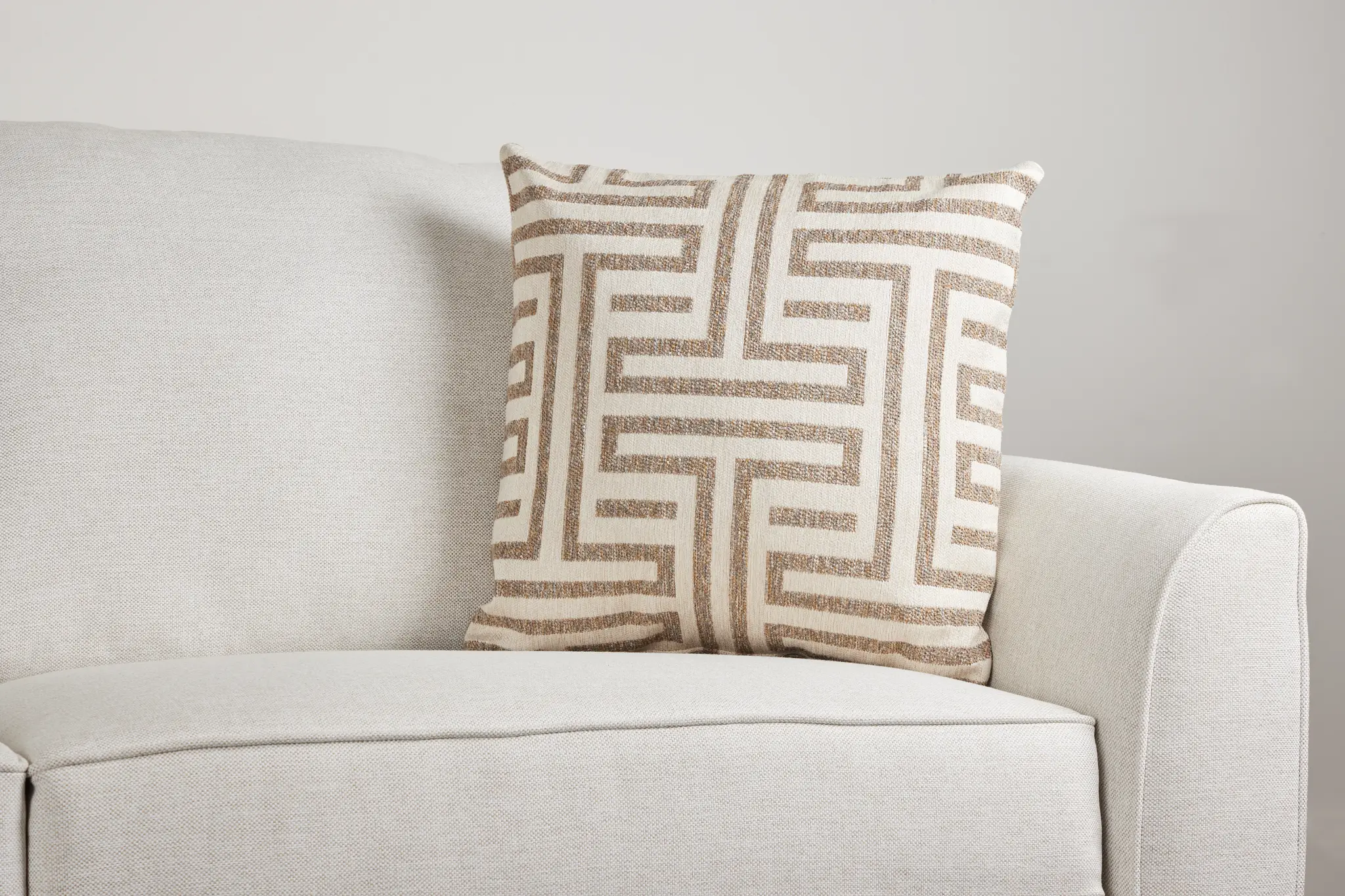 Doric Beige 20" Accent Pillow Doric Beige 20" Accent Pillow