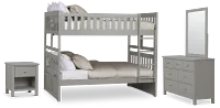 Charleston Gray Bunk Bed Bedroom