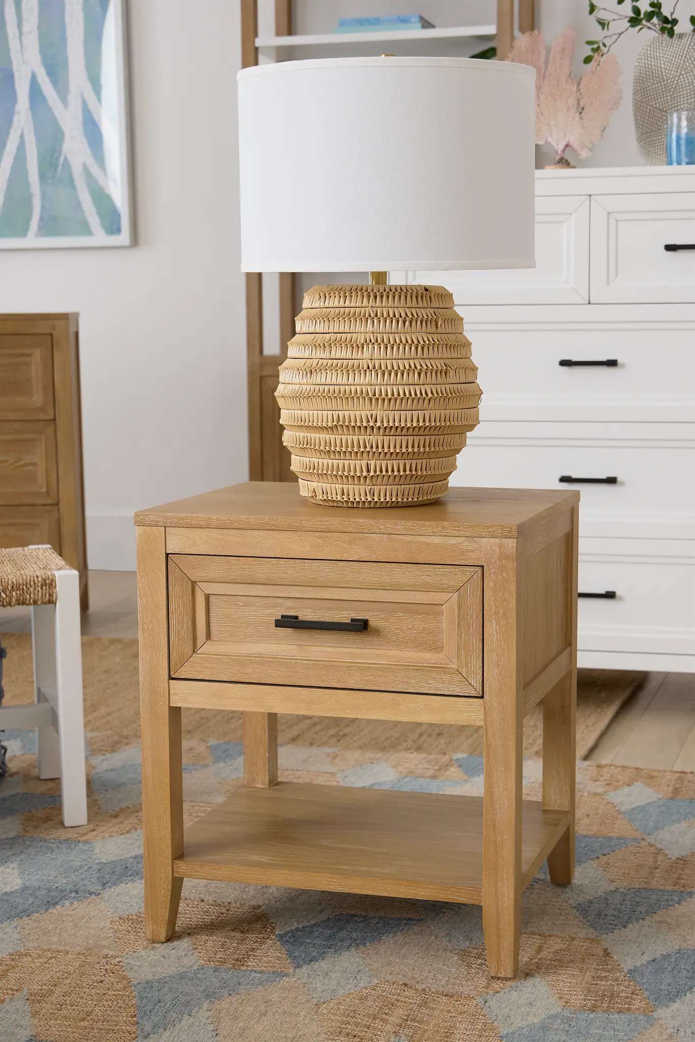 Nantucket Light Tone 1-drawer Nightstand Nantucket Light Tone 1-drawer Nightstand