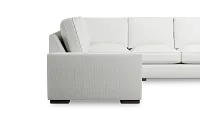 Edgewater Revenue White Small Two-arm Sectional