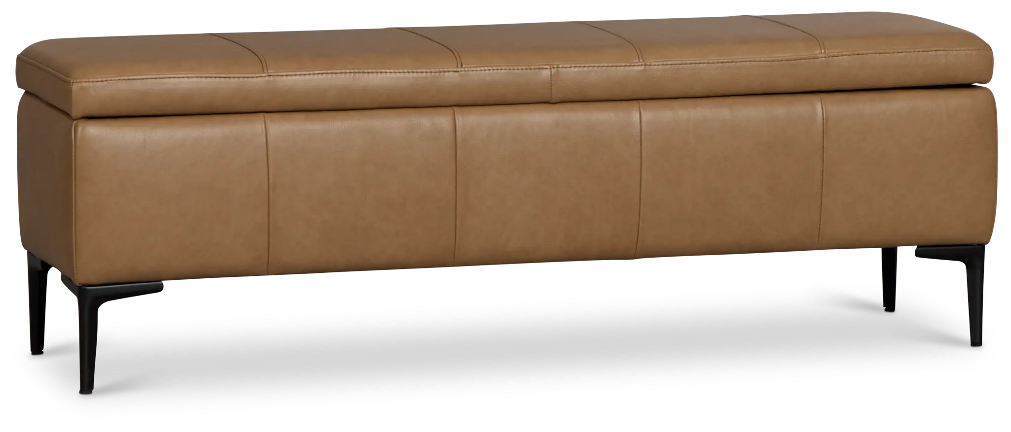 Highland Dark Brown Storage Upholstered Bench Highland Dark Brown Storage Upholstered Bench