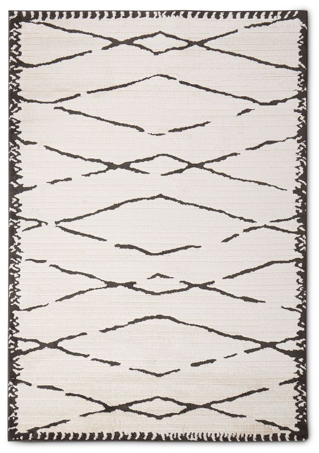 Setter White 5x8 Area Rug