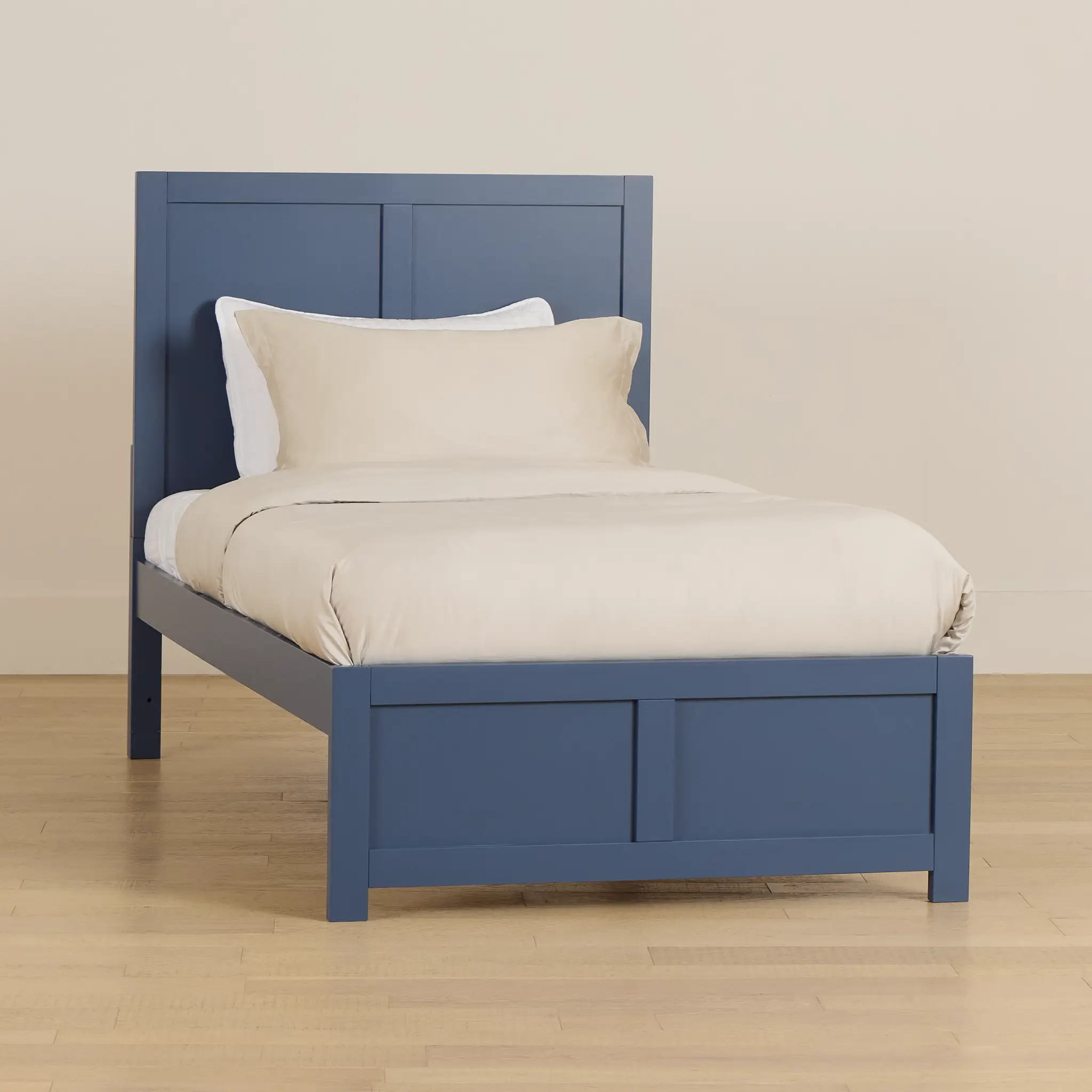 Charleston Dark Blue Panel Bed Charleston Dark Blue Panel Bed