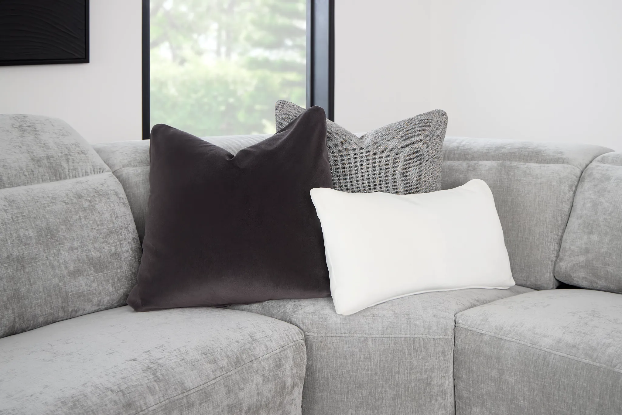 Lauran Black 24" Accent Pillow