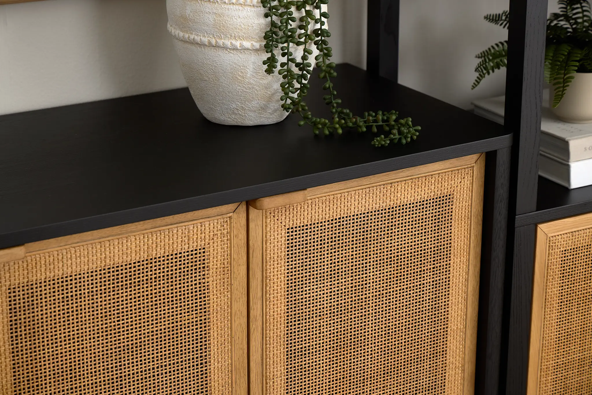 Pacific Black Woven Bookcase Pacific Black Woven Bookcase