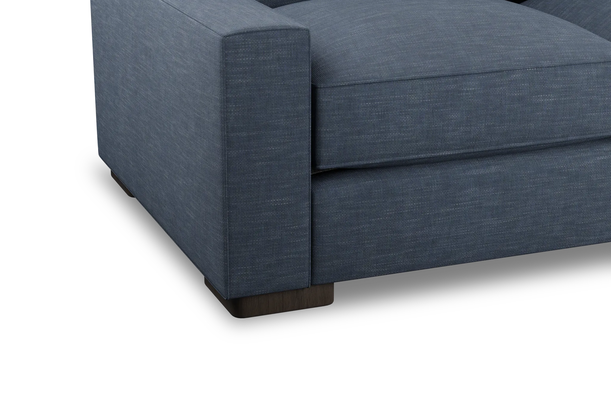 Edgewater Elevation Dark Blue Large Two-arm Sectional