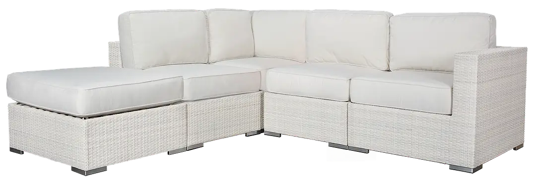 Biscayne White 5-piece Modular Sectional Biscayne White 5-piece Modular Sectional