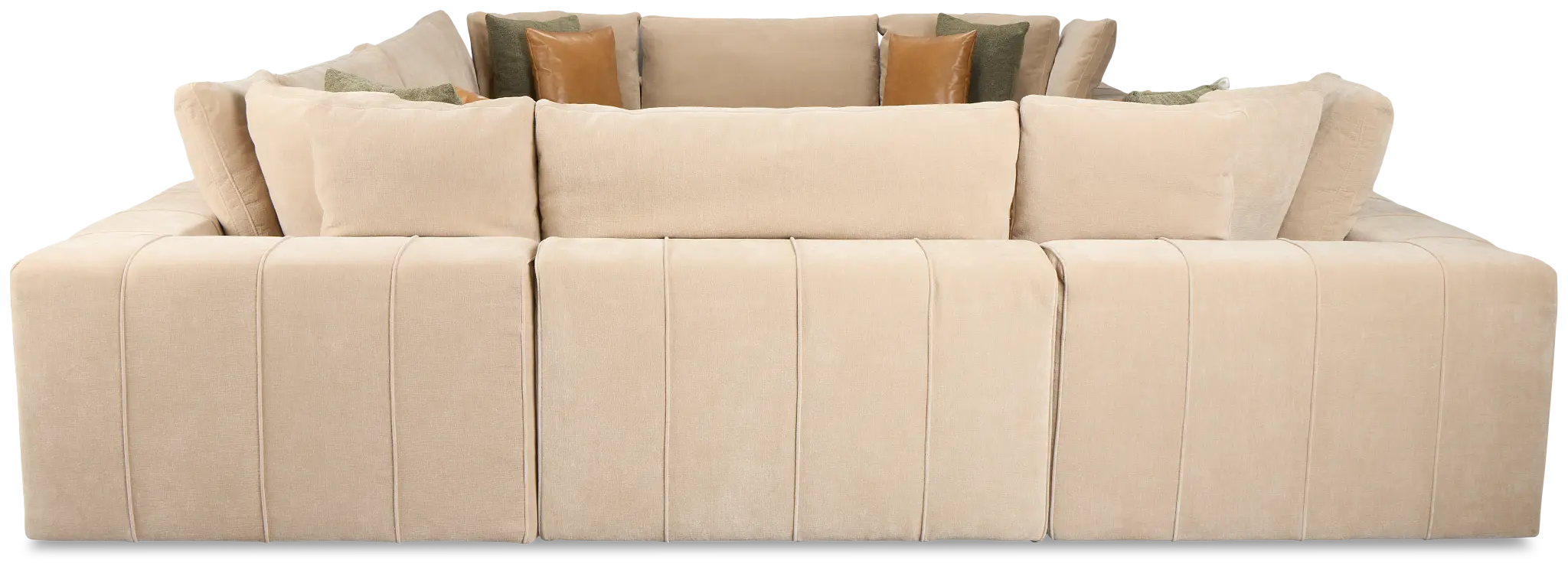 Cruz Light Beige Fabric 8-piece Modular Sectional Cruz Light Beige Fabric 8-piece Modular Sectional