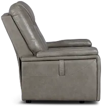Meta Gray Micro Power Recliner