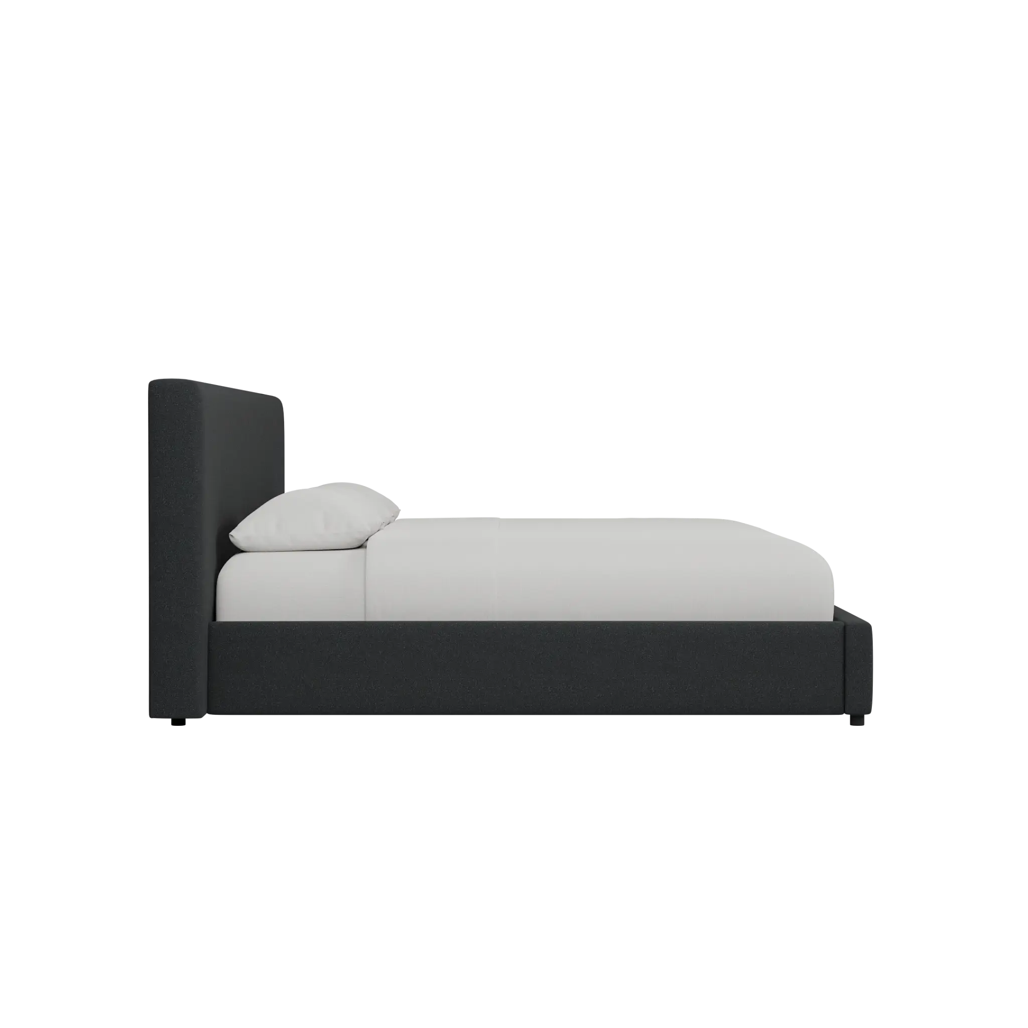 Grayton Elite Black 44" Upholstered Platform Bed Grayton Elite Black 44" Upholstered Platform Bed