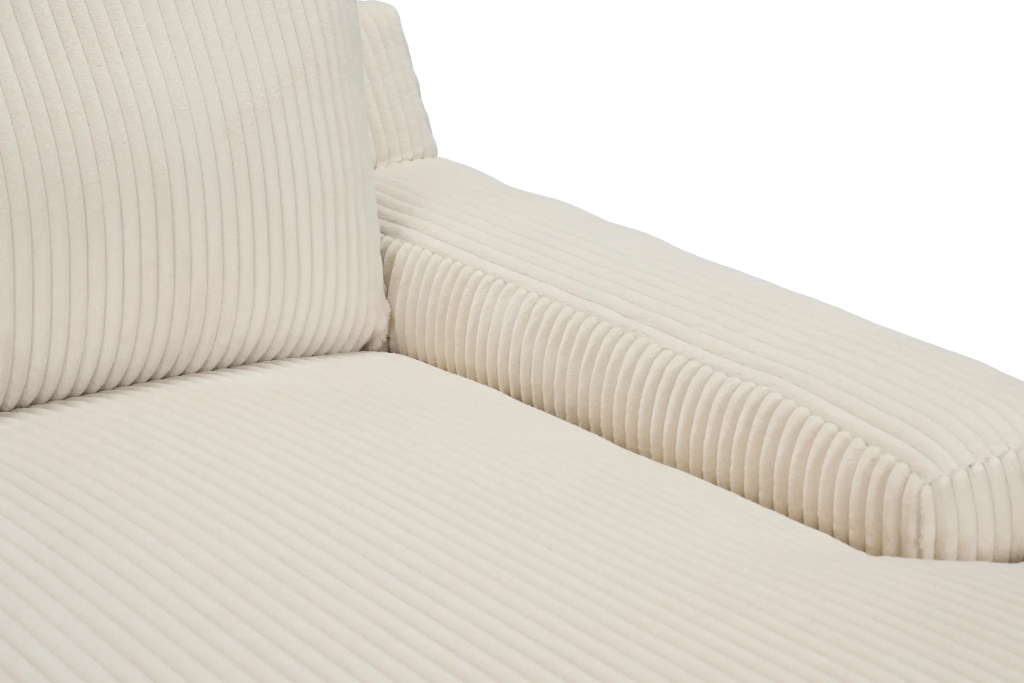 Charlie Ivory Fabric Chaise Charlie Ivory Fabric Chaise