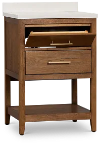 Alden Mid Tone 24" Single Bathroom Vanity
