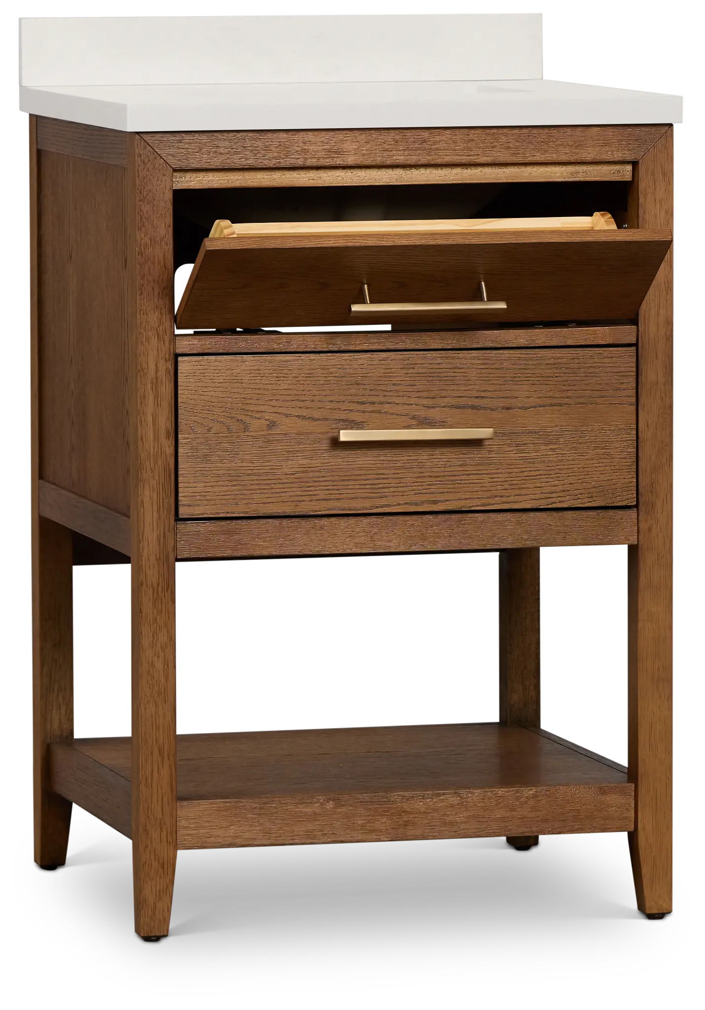 Alden Mid Tone 24" Single Bathroom Vanity Alden Mid Tone 24" Single Bathroom Vanity