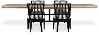 Southlake Two-tone Rectangular Table & 4 Wood Chairs