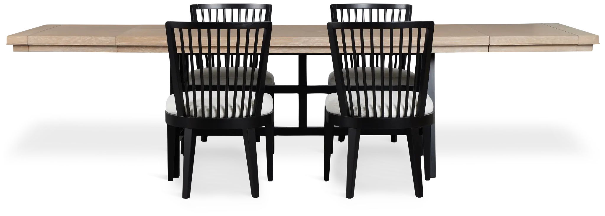 Southlake Two-tone Rectangular Table & 4 Wood Chairs Southlake Two-tone Rectangular Table & 4 Wood Chairs