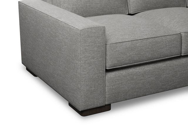 Edgewater Victory Gray 84" Sofa W/ 3 Cushions