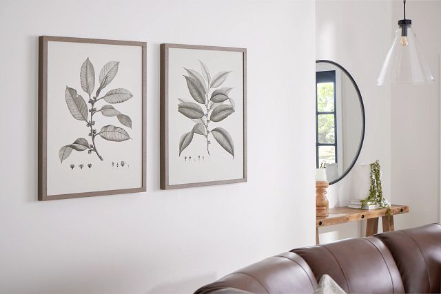 Branch Gray Framed Wall Art