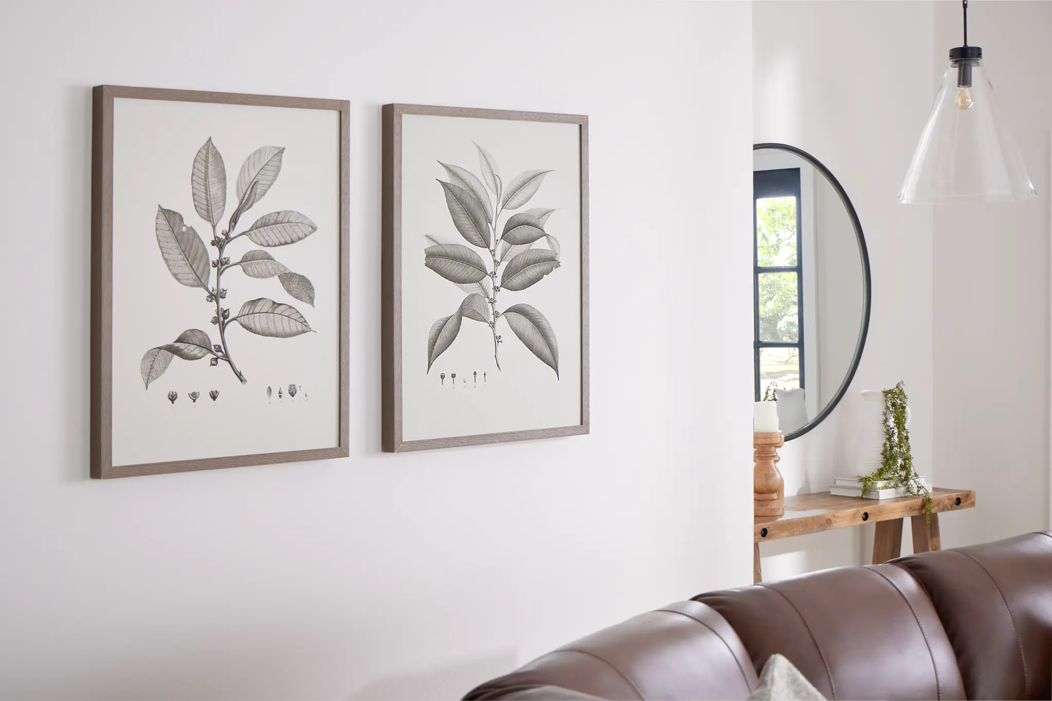 Branch Gray Framed Wall Art Branch Gray Framed Wall Art