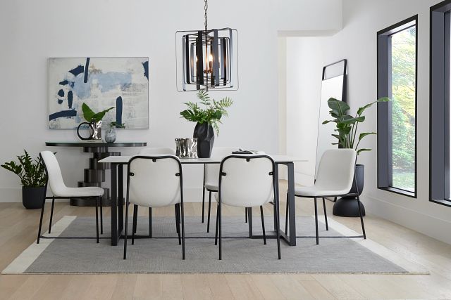 Linesi Dark Gray 5x8 Area Rug