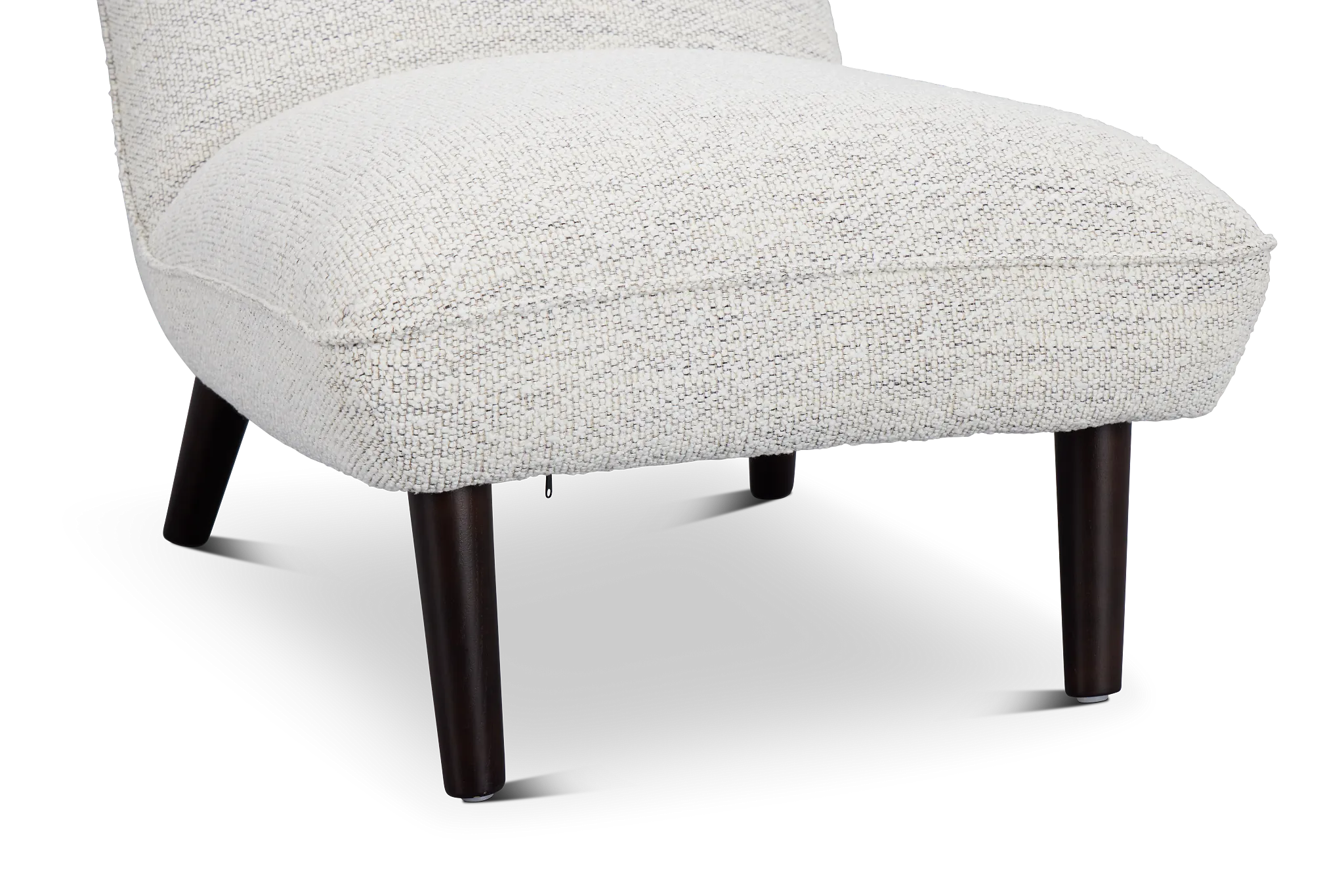 Lilac Light Gray Fabric Accent Chair