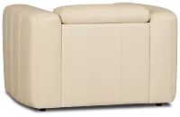 Jace Ivory Lthr/vinyl Power Recliner