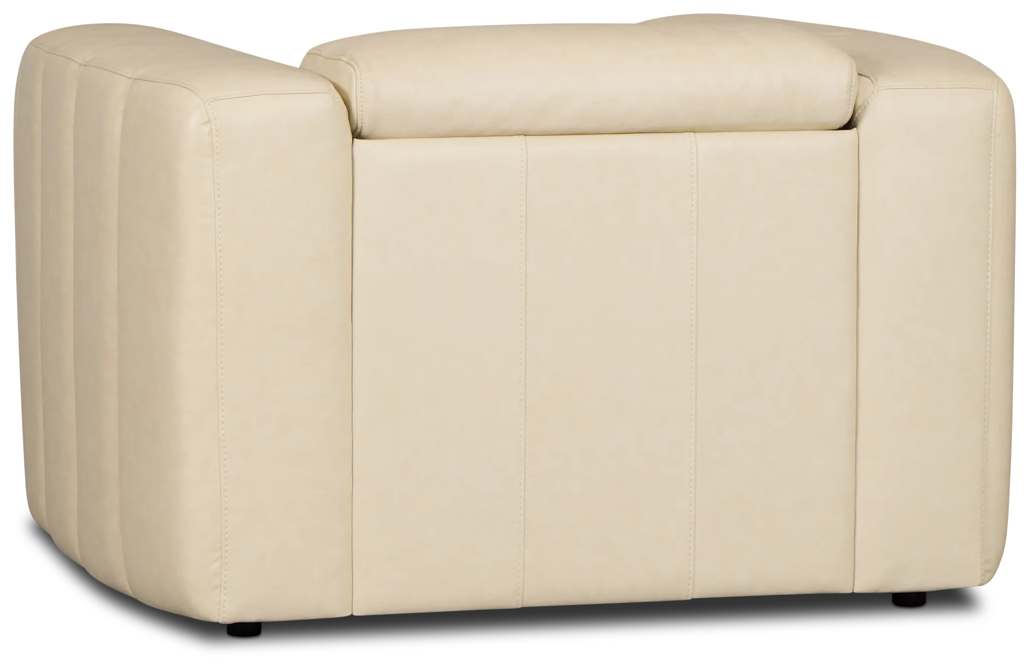 Jace Ivory Lthr/vinyl Power Recliner