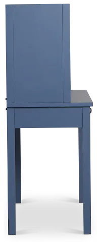Charleston Dark Blue 1-drawer Desk & Hutch