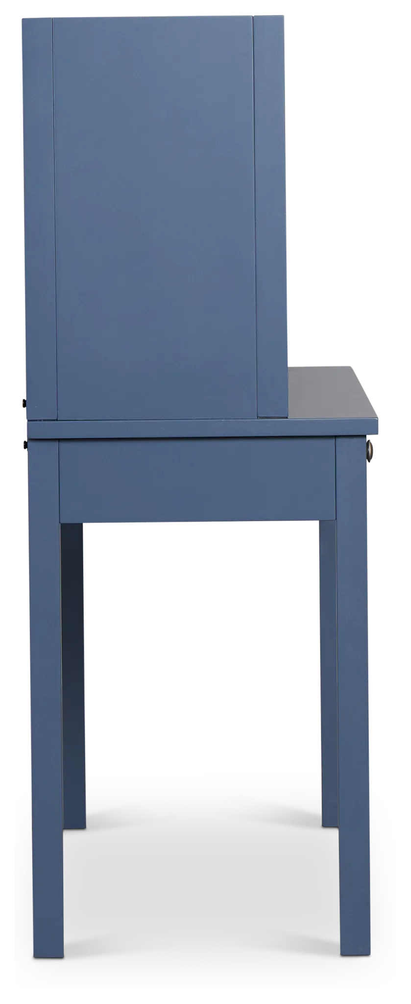 Charleston Dark Blue 1-drawer Desk & Hutch