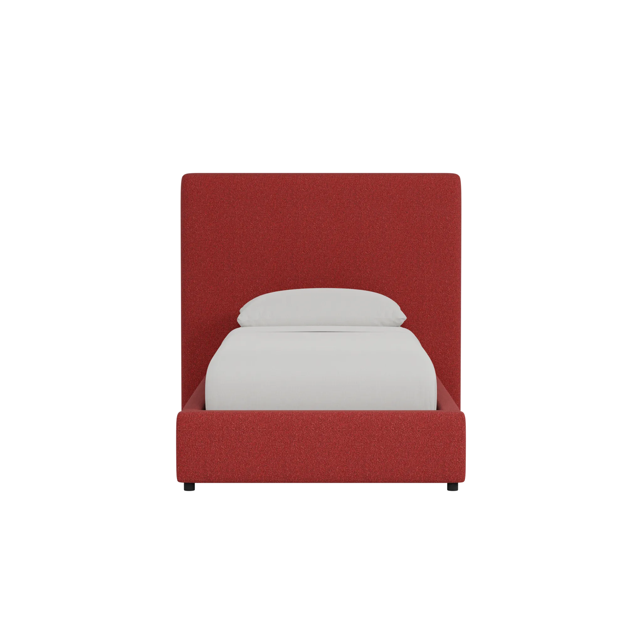 Grayton Elite Red 54" Upholstered Platform Bed