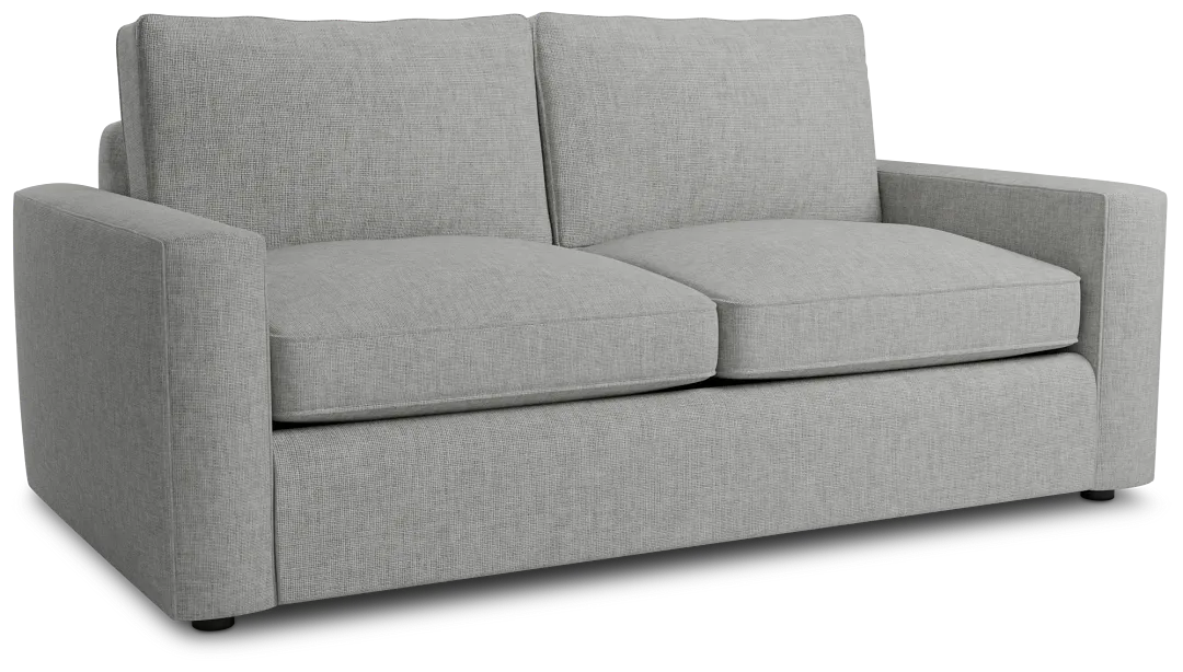 Siesta Delray Pewter Fabric Sofa