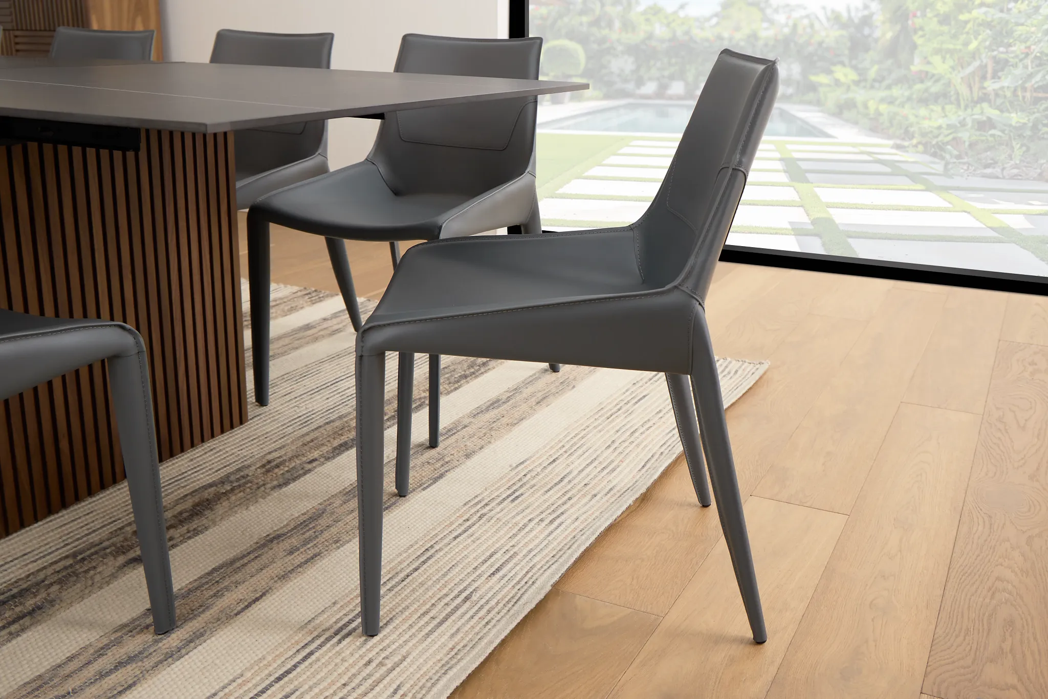 Wayne Gray Upholstered Side Chair