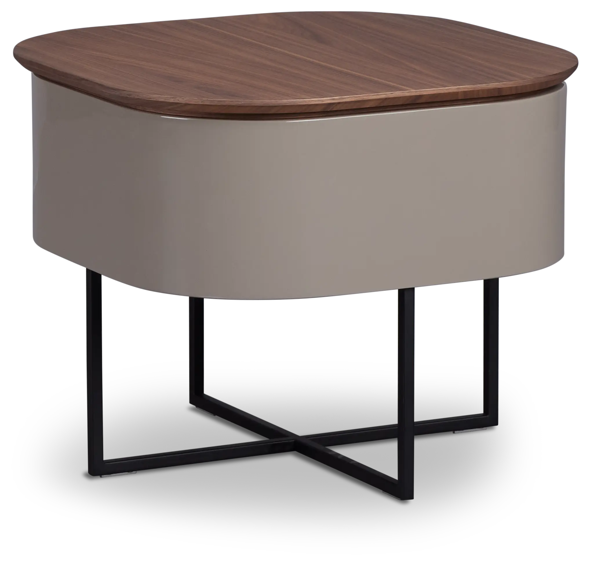 Harlan Gray Round End Table Harlan Gray Round End Table