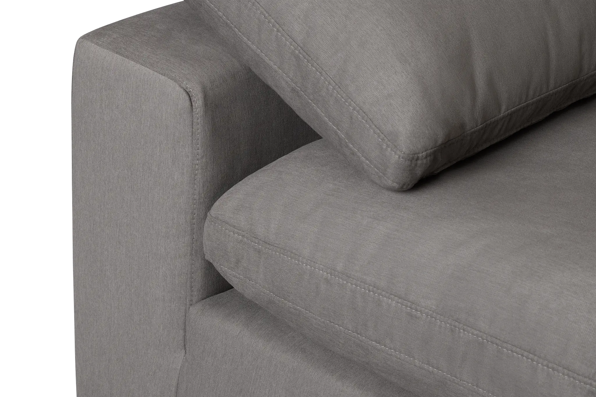 Nixon Light Gray Fabric 4-piece Modular Sectional Nixon Light Gray Fabric 4-piece Modular Sectional