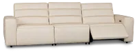 Sawyer Ivory Micro 3-piece Modular Power Sofa