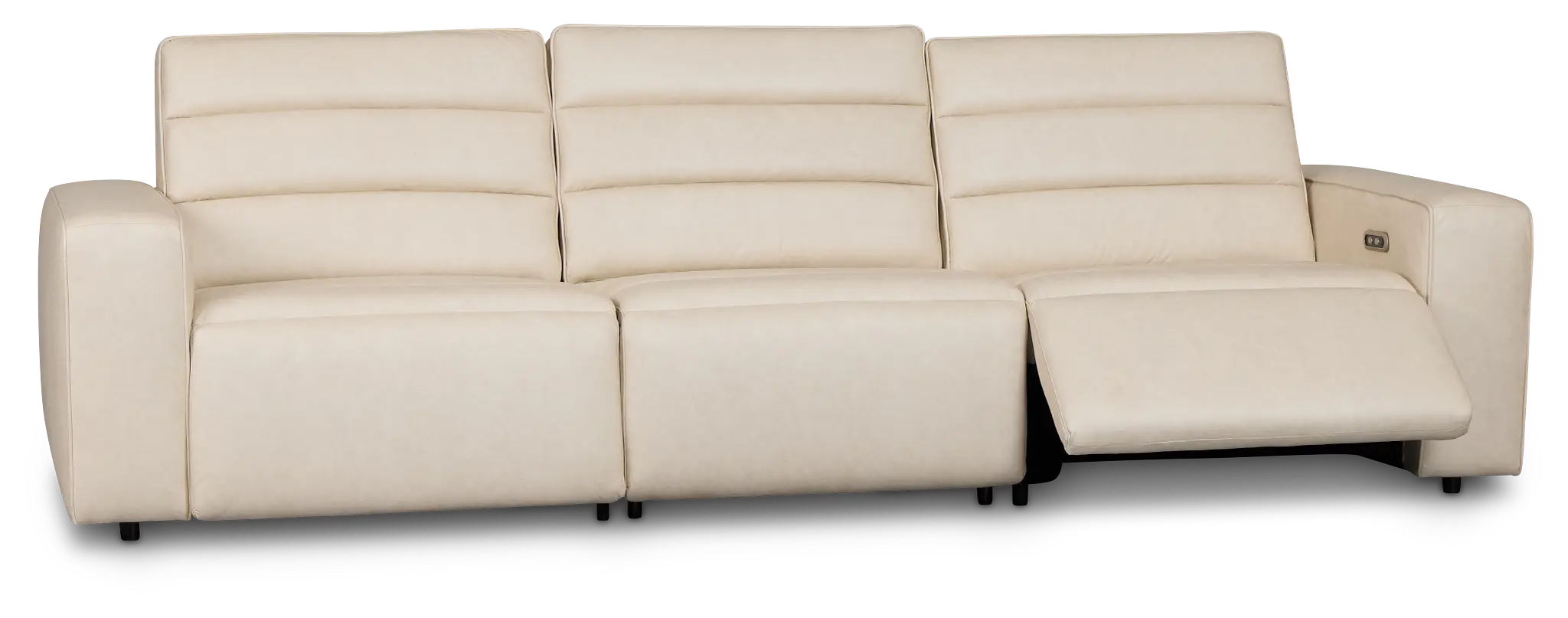 Sawyer Ivory Micro 3-piece Modular Power Sofa Sawyer Ivory Micro 3-piece Modular Power Sofa
