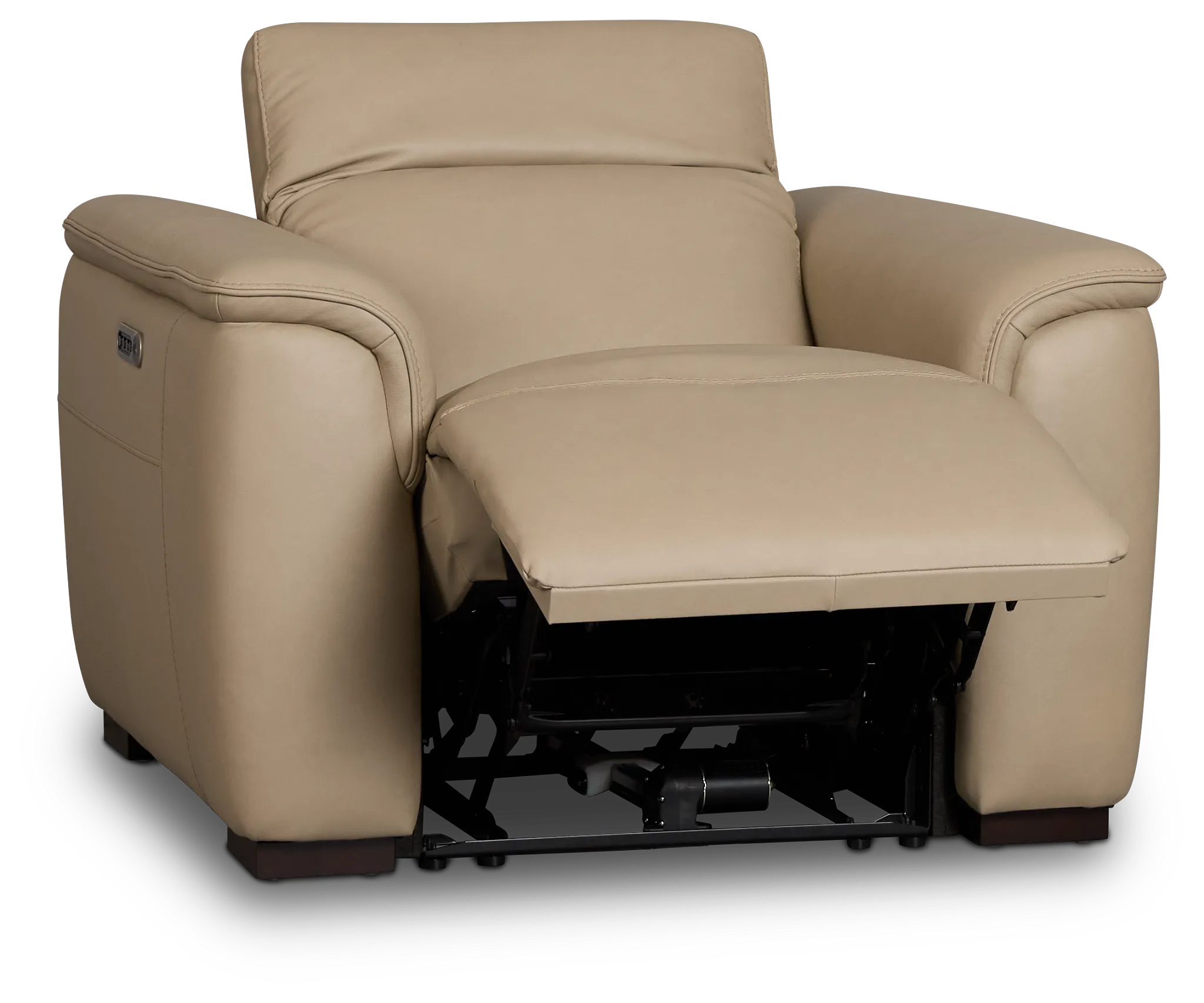 Flexsteel Brodie Taupe Lthr/vinyl Power Recliner