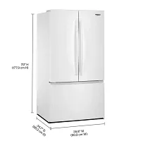 Whirlpool 3336 Series White French Door Refrigerator