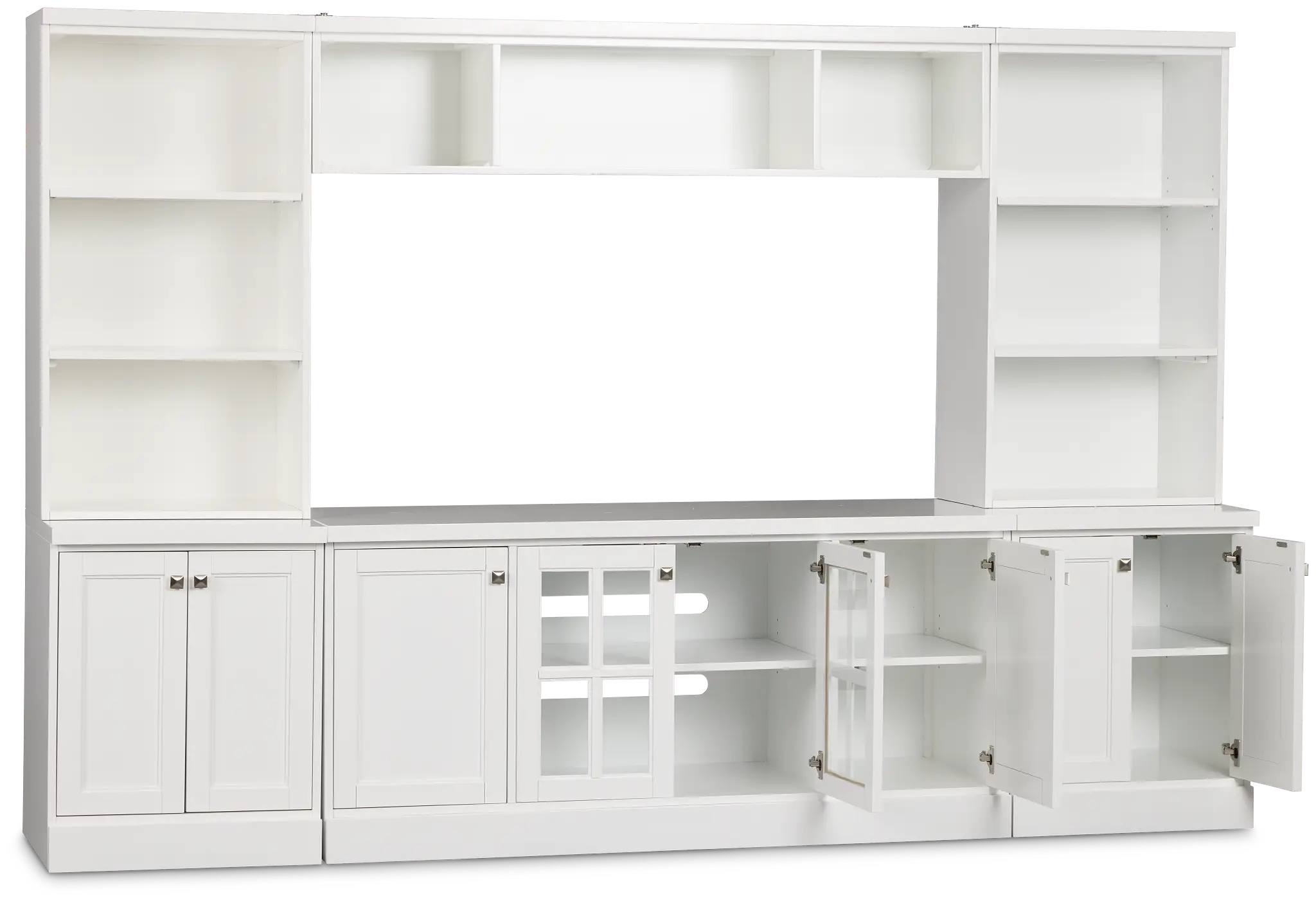 Newport White Door Entertainment Wall Newport White Door Entertainment Wall