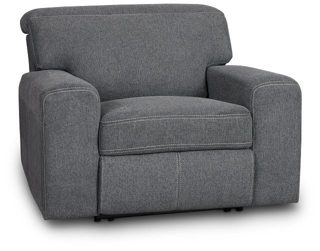 Callum Dark Gray Fabric Power Recliner